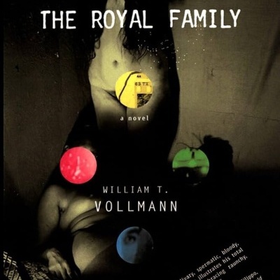 Capa do livro THE ROYAL FAMILY com corpo humano nu e círculos coloridos