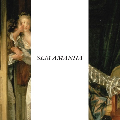 Capa de livro 'Sem Amanhã' de Vivant Denon com pintura clássica e texto em preto e laranja