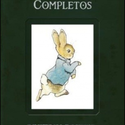 Capa de livro verde com título, autora e ilustração de coelho em casaco azul