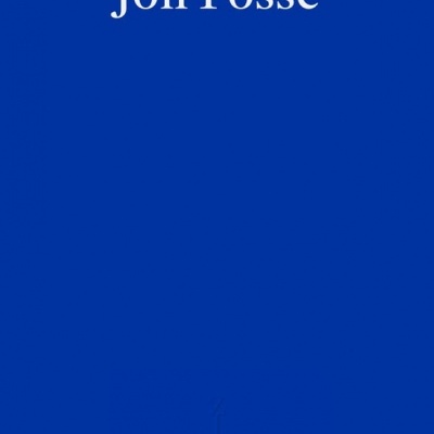 Capa de livro azul com texto branco 'Septology Jon Fosse'