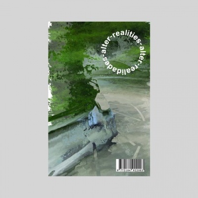 Capa de livro verde e cinza com texto circular e código de barras