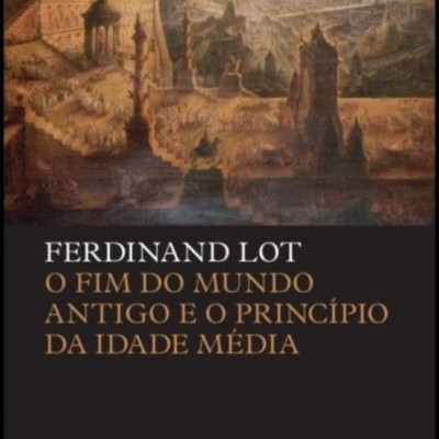 Capa de livro com pintura histórica e título em português