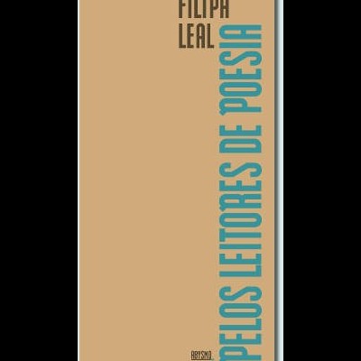 Capa de livro bege com texto azul e preto