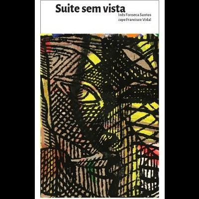 Capa de livro 'Suite sem vista' com ilustração abstrata colorida