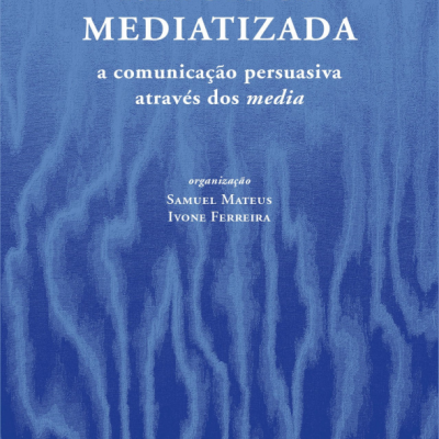 Capa de livro azul com título e nomes organizadores