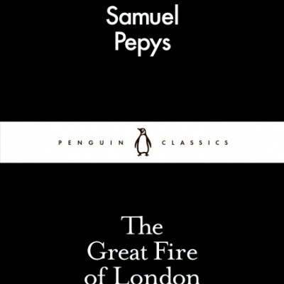 Capa de livro The Great Fire of London de Samuel Pepys da coleção Penguin Classics