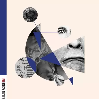 Capa de livro 'Mulligan Stew' de Gilbert Sorrentino com design geométrico e recortes fotográficos preto e branco