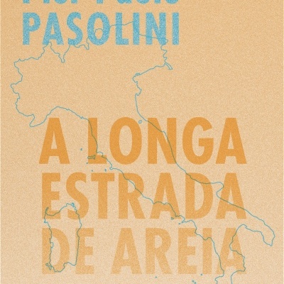 Capa de livro com título e autor sobre mapa da Itália