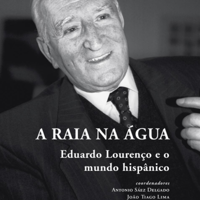 Capa de livro com fotografia de homem idoso e texto em branco