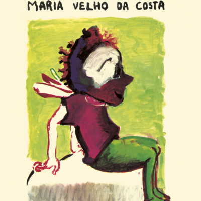 Capa de livro com desenho de figura sentada e texto LUCIALIMA MARIA VELHO DA COSTA