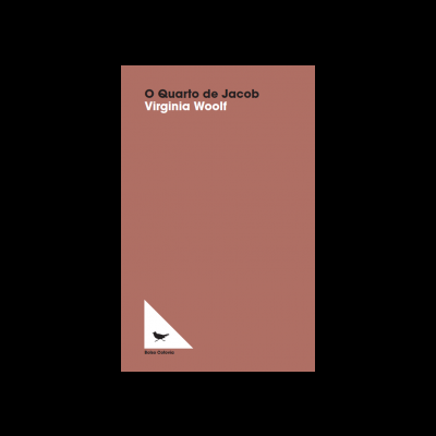 Capa de livro cor de tijolo com título, autor e logótipo na parte inferior