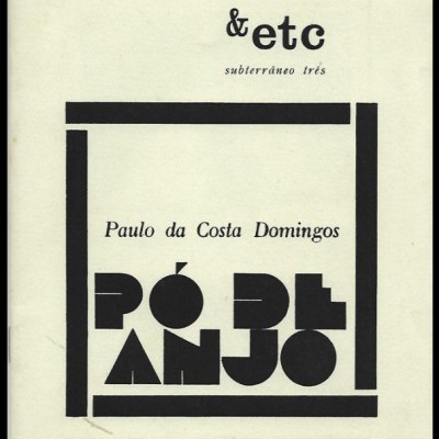 Capa de livro branca com texto preto e padrões geométricos