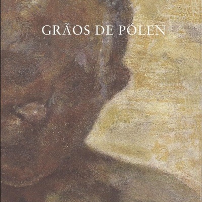 Capa de livro Grãos de Pólen de Fernando Guerreiro com ilustração abstrata.