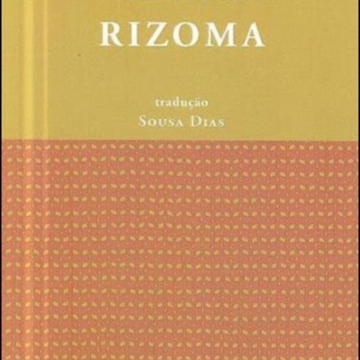Capa de livro com título RIZOMA de Gilles Deleuze e Felix Guattari