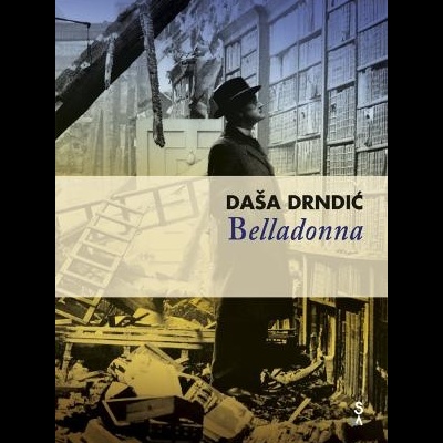 Capa do livro Belladonna com imagem de homem e caixas na parede