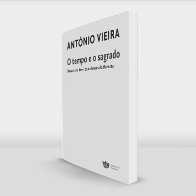 Livro António Vieira com capa branca e texto preto