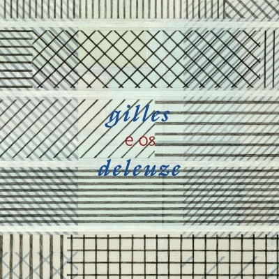 Capa de livro com padrão geométrico e texto 'PROUST', 'gilles e os deleuze', 'SIGNOS'