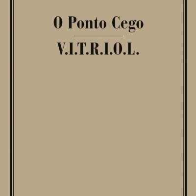 Capa bege de livro com texto preto e borda preta