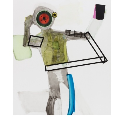 Imagem abstrata com formas coloridas e texto ELECTRA no topo