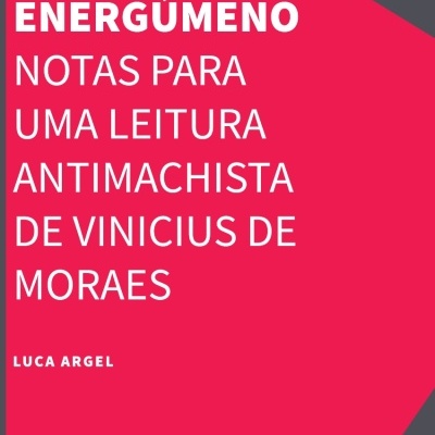 Capa de livro vermelho e cinza com texto branco