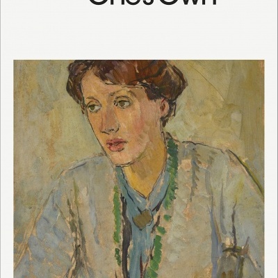 Capa do livro 'A Room of One's Own' de Virginia Woolf com uma pintura de mulher