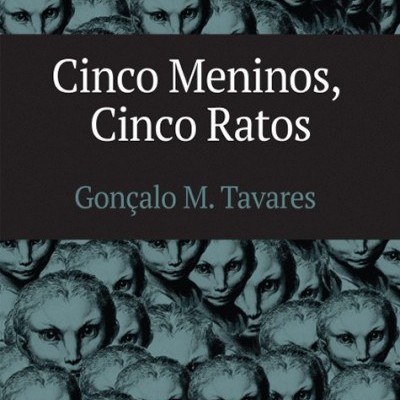 Capa do livro Cinco Meninos, Cinco Ratos com ilustrações de faces parecidas com ratos.