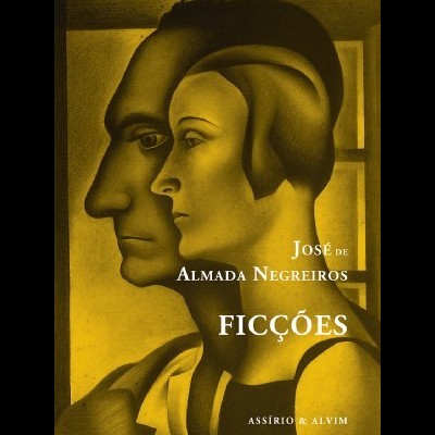 Capa de livro com ilustração artística de dois rostos sobrepostos em tons amarelos