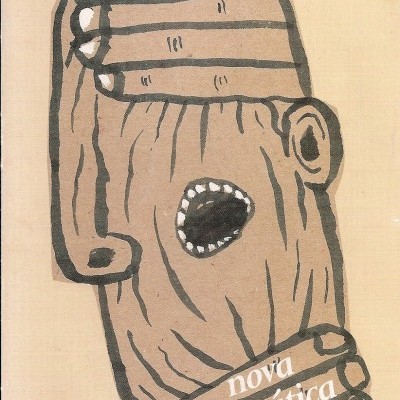 Capa de livro com ilustração estilizada e texto em branco.