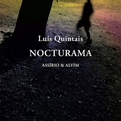 Capa de livro com título NOCTURAMA e autor Luis Quintais, representação noturna com criança e cão em silhueta