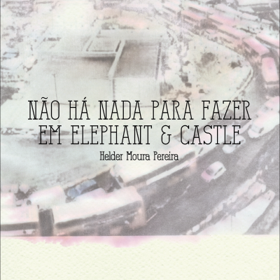 Vista aérea de estação ferroviária com texto 