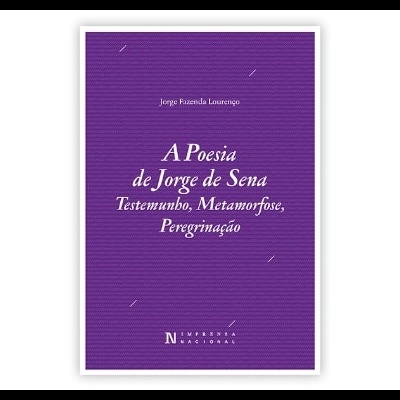 Capa de livro roxa com título e autor em branco