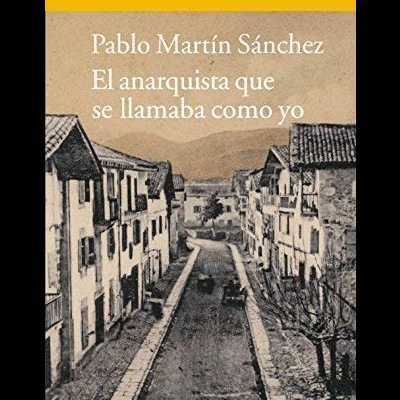Capa do livro 'El anarquista que se llamaba como yo' com ilustração de rua antiga