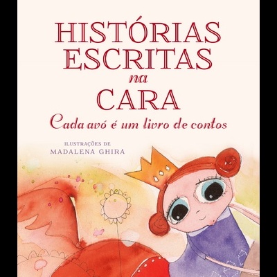 Capa de livro com ilustração de menina com coroa e texto do título em várias cores