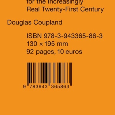 Contracapa de livro cor laranja com texto preto e código de barras