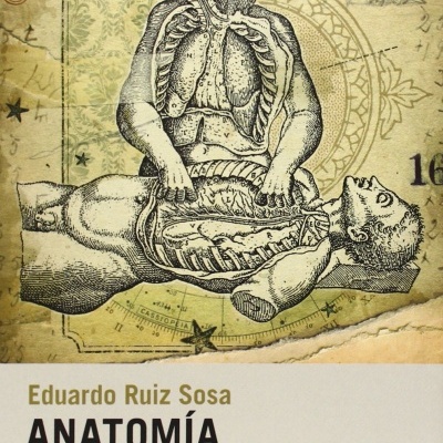 Capa de livro com ilustração anatómica e título ANATOMÍA DE LA MEMORIA