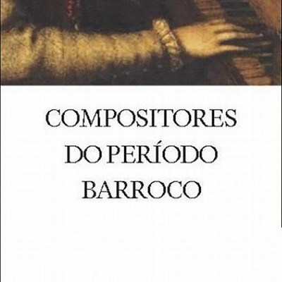 Capa de livro com imagem antiga de mãos no cravo e texto do título em preto