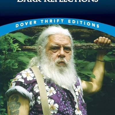 Capa do livro DARK REFLECTIONS de Samuel R. Delany com homem de cabelo e barba branca em ambiente natural