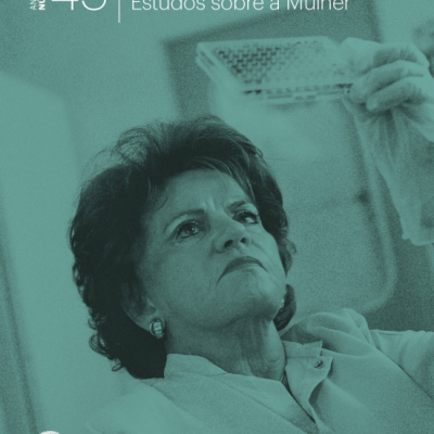 Capa da revista Faces de Eva Estudos sobre a Mulher número 45 ano 2021 com imagem de mulher segurando objeto.
