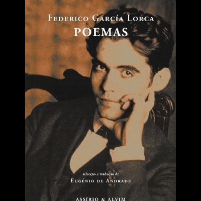 Capa de livro com título POEMAS de Federico García Lorca e tradução de Eugénio de Andrade