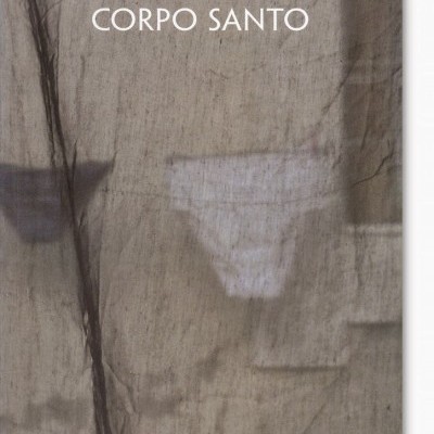 Capa de livro castanha com texto branco 'RUY CINATTI CORPO SANTO'.