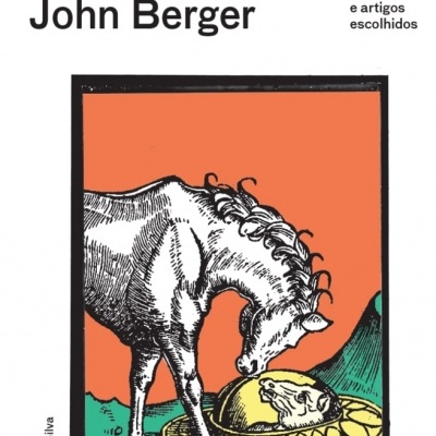 Capa do livro A Aparência das Coisas de John Berger com ilustração de cavalo e cabeça