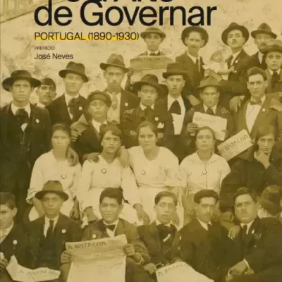 Capa de livro com fotografia antiga grupo de pessoas e título O Anarquismo e a Arte de Governar.