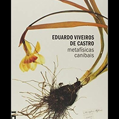 Capa de livro com planta e texto