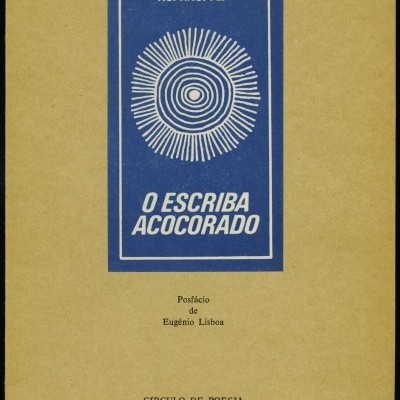 Capa de livro bege com título em azul e texto preto