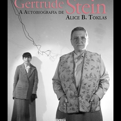 Capa livro Gertrude Stein com fotografia de duas mulheres a preto e branco