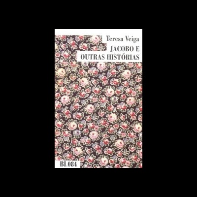 Capa de livro com padrão floral e texto com título e autora