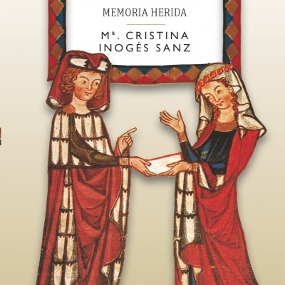 Capa de livro com ilustração medieval e texto de título e autor