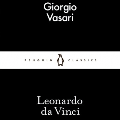 Capa de livro preto com texto branco e faixa branca com logotipo de pinguim