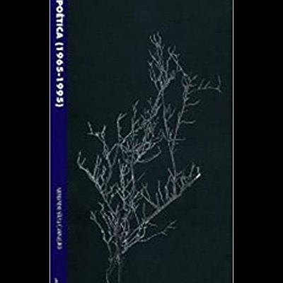 Capa de livro preta com ramificação branca e texto na lombada