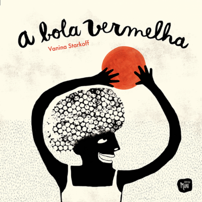Capa de livro com ilustração de pessoa segurando bola vermelha